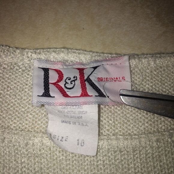 Vintage R&K originals sweater size 18 - Picture 5 of 7